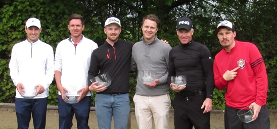 Henry Alexander, Kai Kürschner, Maxi Hirsch, Ben Bradley, Daniel Tack (es fehlt Florian Coors)