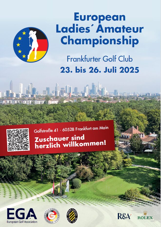 Turnierplakat zur Damen EM 2025
