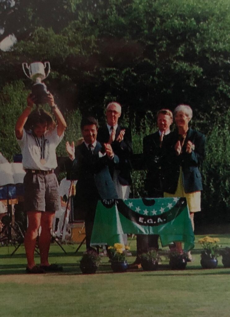 Tina Fischer beim EM-Sieg 1994