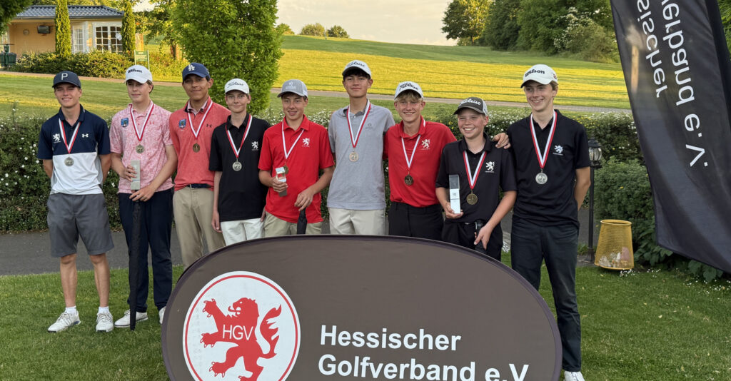 Medaillen-Gewinner der HEssenmeisterschafte der Jungen AK14, 16 und 18