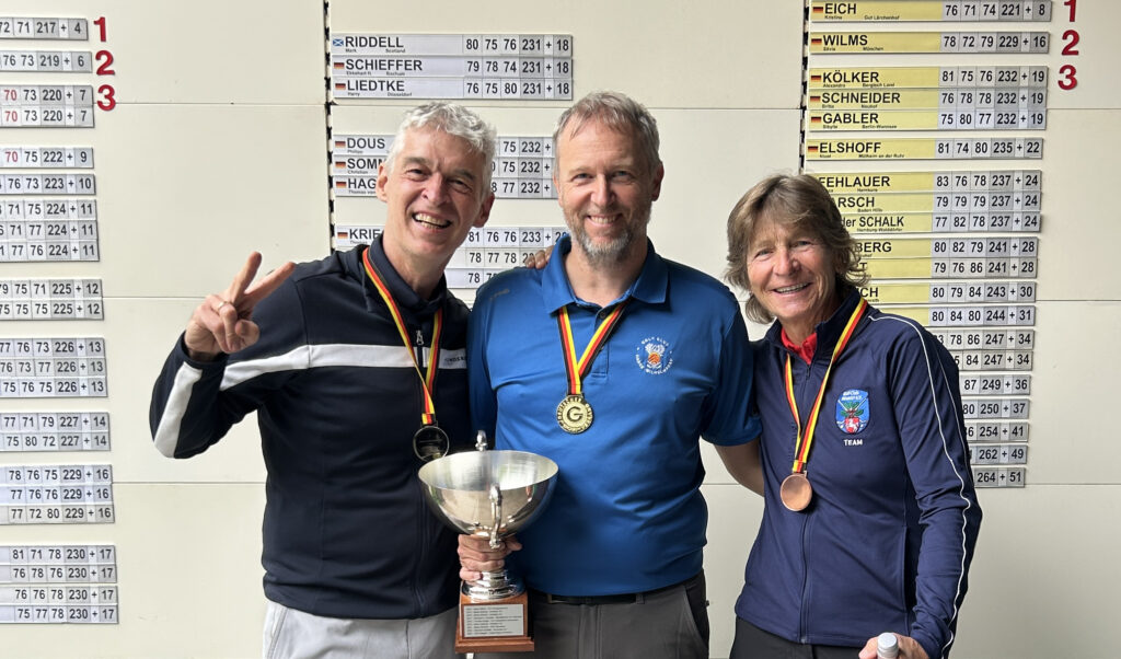Medaillen-Gewinner der IAM der AK50
Stefan Sachs, Christopher Schmitz und Britta Schneider