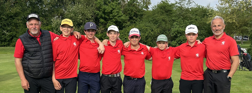 Team Hessen der Jungen mit Thorsten Walter, Luke Windbacher, Philipp Heider, Jasper Timmann, Ilyas Pekbas, Mattis Bürkle, Rayk Reinhardt und Serkal Aydin