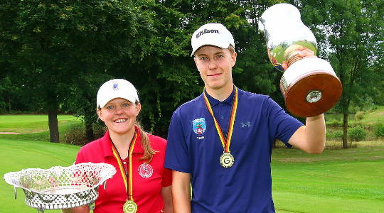 Deutsche Meister 2026: Leonie Breutigam und Moritz Küls © DGV/stebl